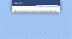 Desktop Screenshot of biogenic.net